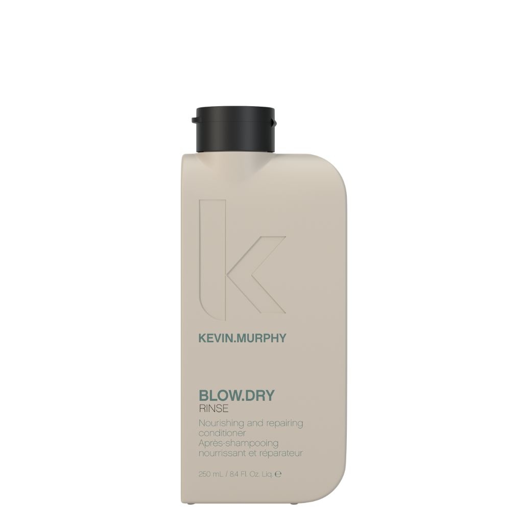 Blow.Dry Rinse 250ml - Kevin Murphy is a heat-protective conditioner designed to strengthen, smooth, and prep hair for flawless blow-drying.