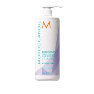 Blonde Perfecting Purple Conditioner 1000ml - Moroccanoil keeps brass at bay and brilliance on full display. Designed for blonde, lightened brunette & grey hair