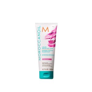 Colour Deposit Mask Hibiscus 200ml - Morocconoil - a conditioning treatment that lets your blonde bloom in vibrant pink, for light to medium blonde hair