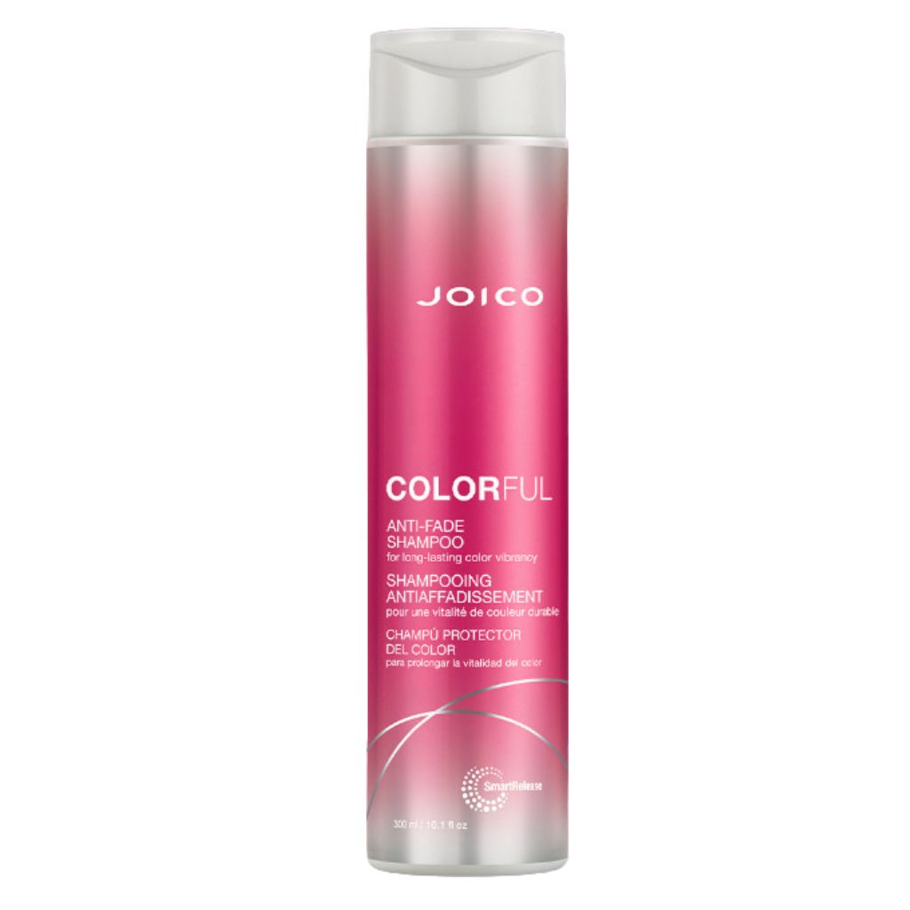 olorful Anti-Fade Shampoo - Joico Keep your color bold and brilliant with a gentle, sulfate-free cleanser designed to preserve color vibrancy & prevent fading