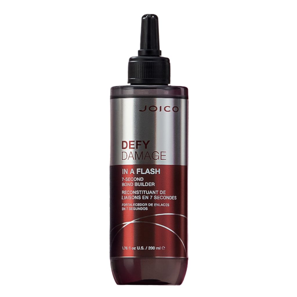 Defy Damage In a Flash - Joico is a 7-second bond-building treatment designed to strengthen, protect, and restore hair in record time.